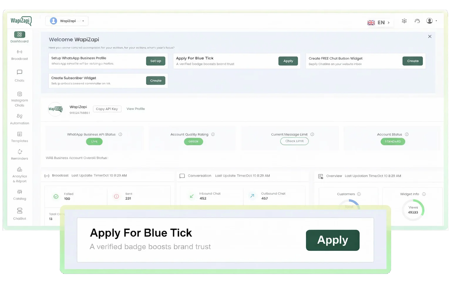 Click on the Apply Button