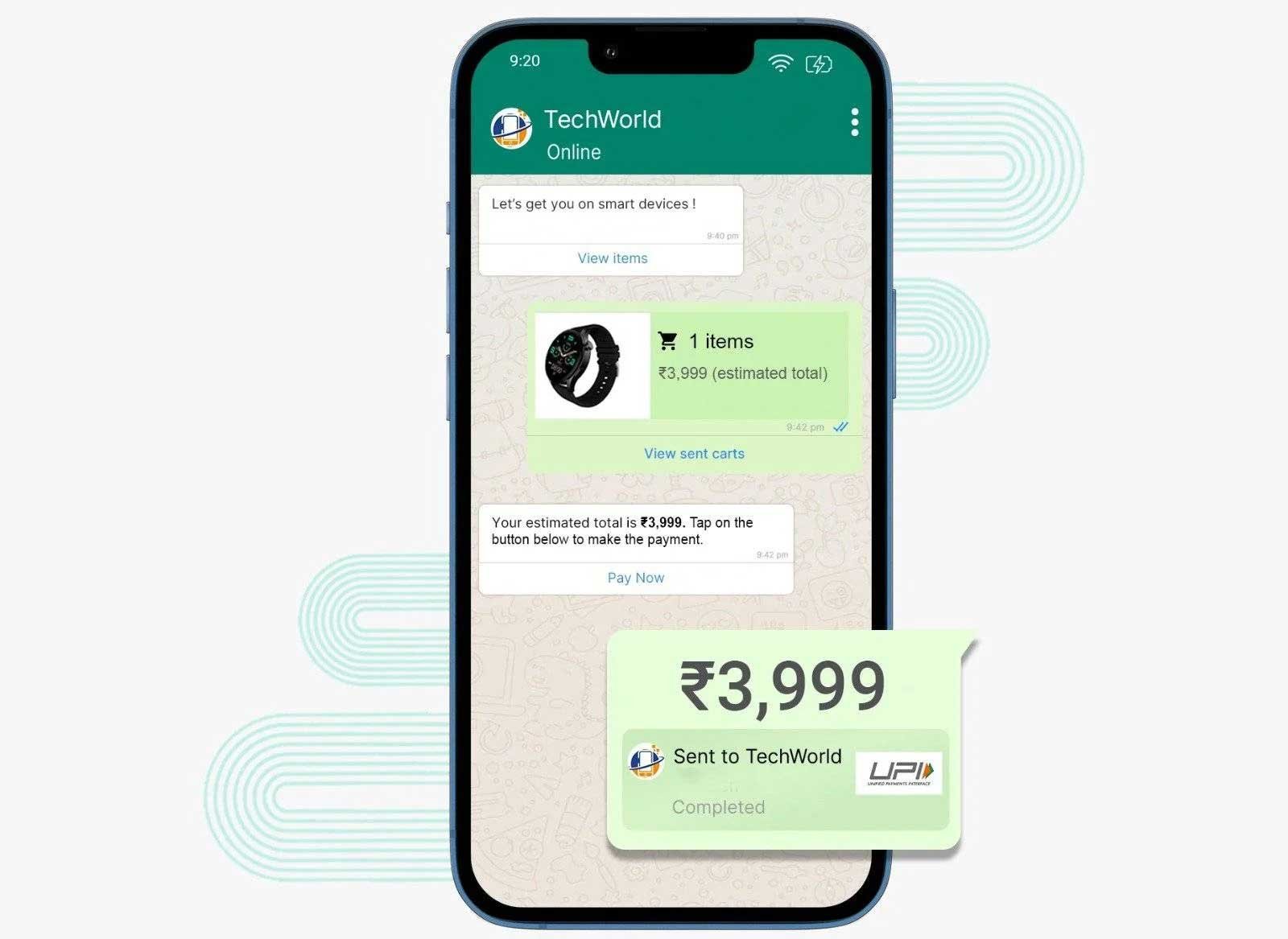 Showcase Products Inside Chat