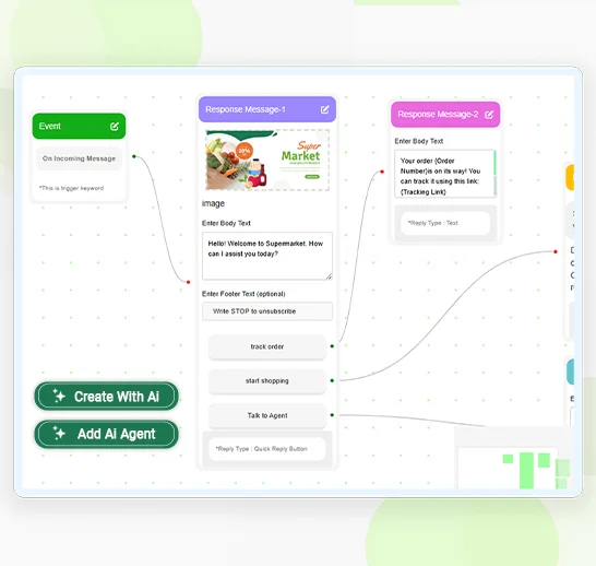 Drag-and-drop chatbot builder