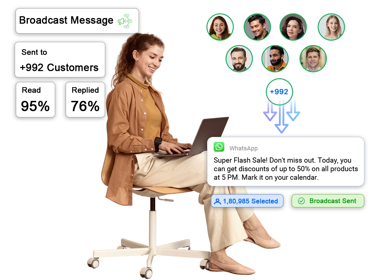 WhatsApp Broadcasting